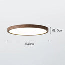 Plafon Led Sobrepor Redondo Wooden