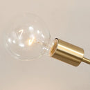Lustre Para Sala Moderno Dourado 6 Lâmpadas