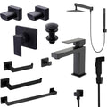 Conjunto Completo Banheiro Black Elegance 11 Itens