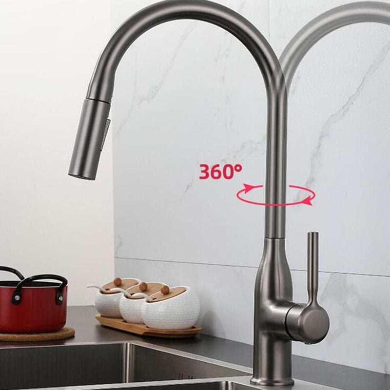 Torneira Gourmet Monocomando Para Cozinha Modelo Com Jato Extensível