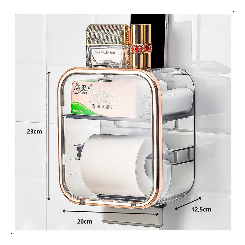 Porta Papel Higiênico Dispenser Organizador Banheiro