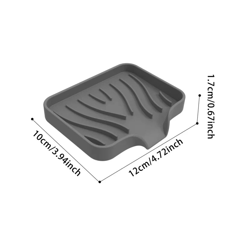Saboneteira Para Banheiro Com Drenagem Automática Silicone
