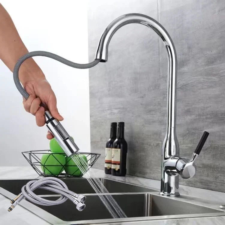 Torneira Gourmet Monocomando Para Cozinha Modelo Com Jato Extensível