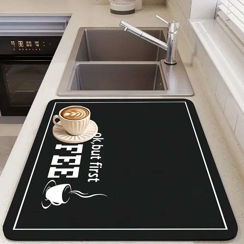 Tapete Escorredor De Louça Ultra Absorvente