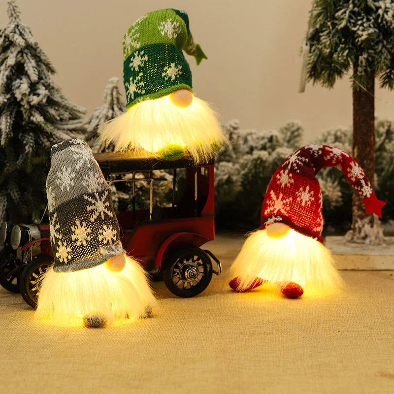 Decoração De Natal Gnomos Pernas Longas Enfeites Natalinos