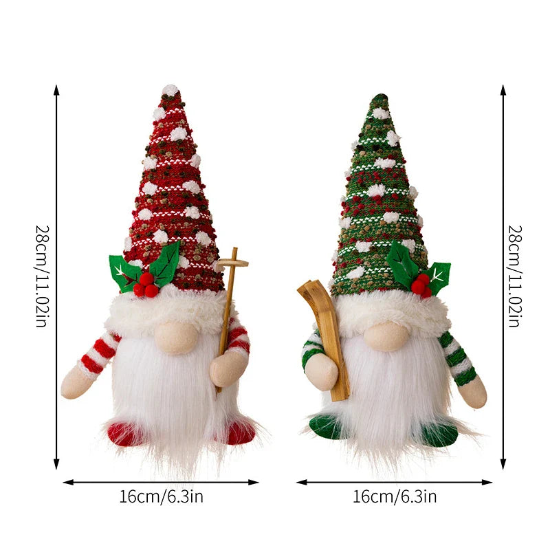 Decoração De Natal Elfos Luminosos Enfeites Natalinos