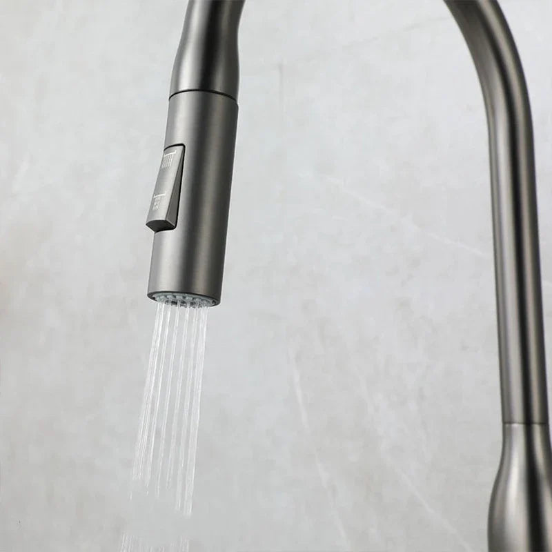 Torneira Gourmet Monocomando Para Cozinha Modelo Com Jato Extensível