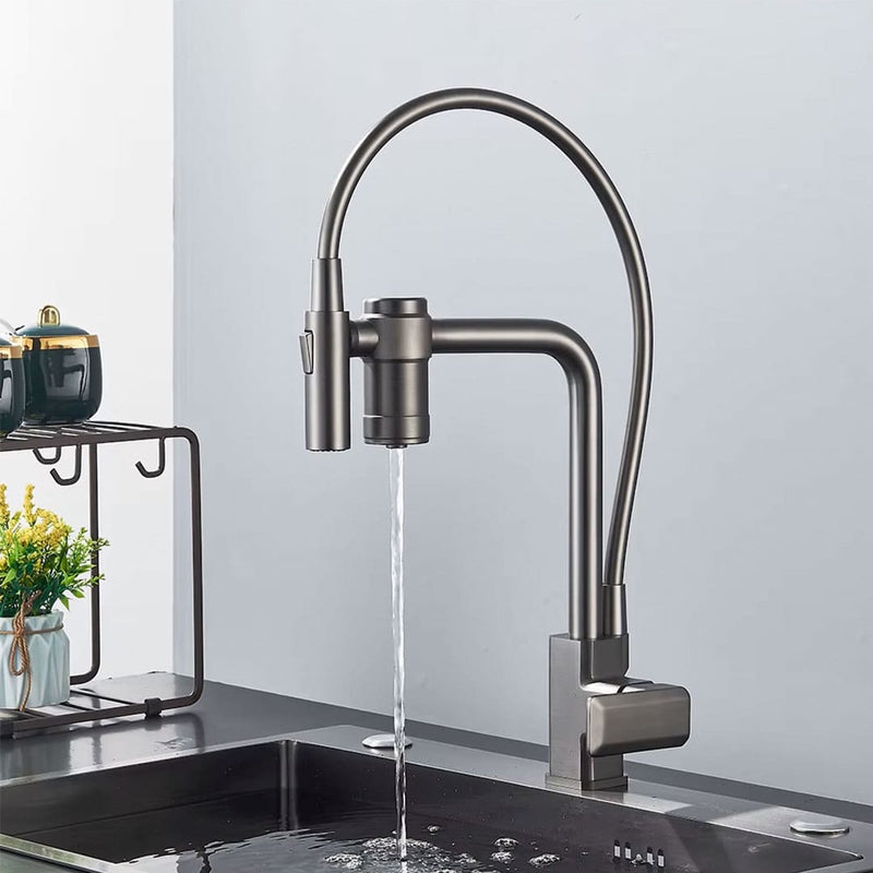 Torneira Para Cozinha Com Filtro Gourmet Modelo 2 em 1 Com Misturador