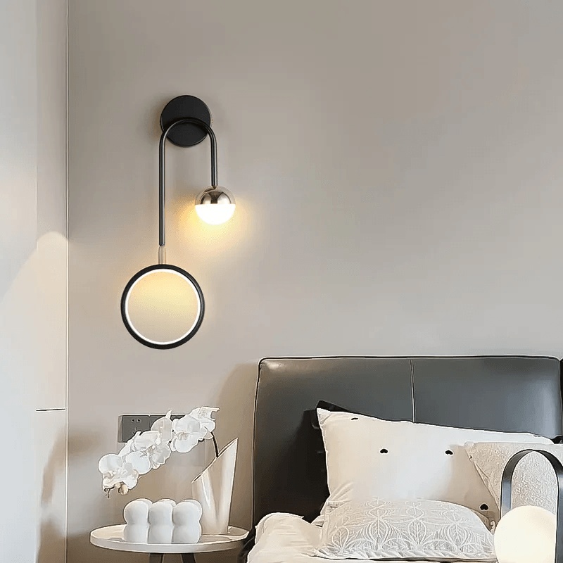 Arandela de Parede De Quarto Moderna Gleam