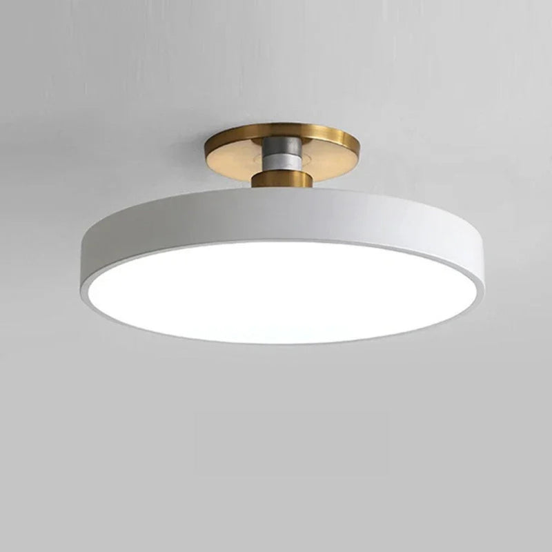 Plafon De Led Redondo Sobrepor Modelo Nódico