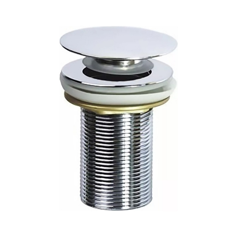 Válvula Click Up Inteligente 1/4 Ralo Veda Cheiro Metal Inox