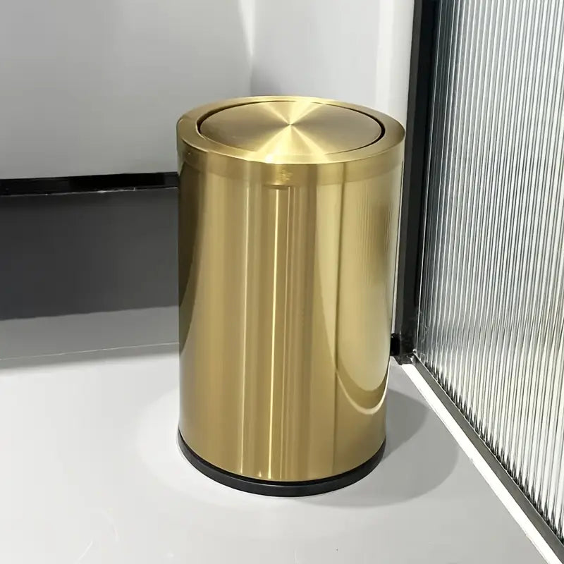 Lixeira Moderna Aço Inoxidável 9 Litros