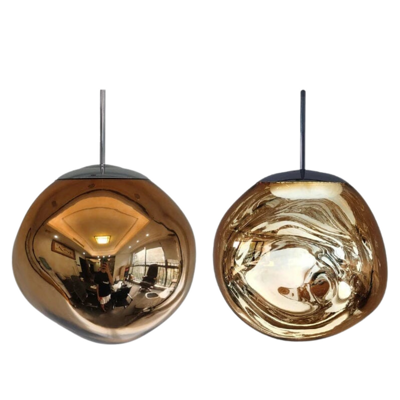 Conjunto Completo Lustre Pendente Moderno Luxuoso Lava Macaron Nórdico