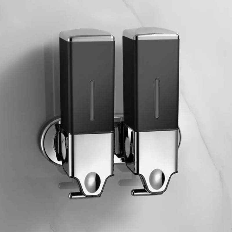 Dispenser de Sabonete Líquido Parede Shampoo Condicionador Quadrado