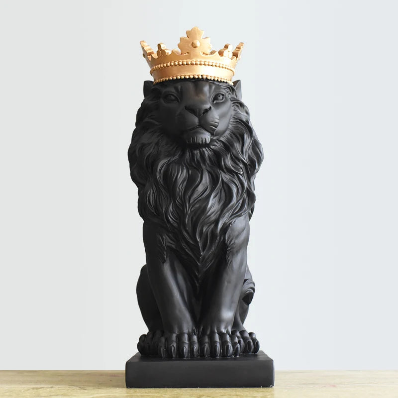 Estatueta Decorativa Leão Imperador