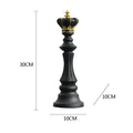 Estatueta Decorativa Para Mesa Peças de Xadrez em Resina