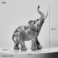 Estatuetas Decorativas Elefantes Abstratos