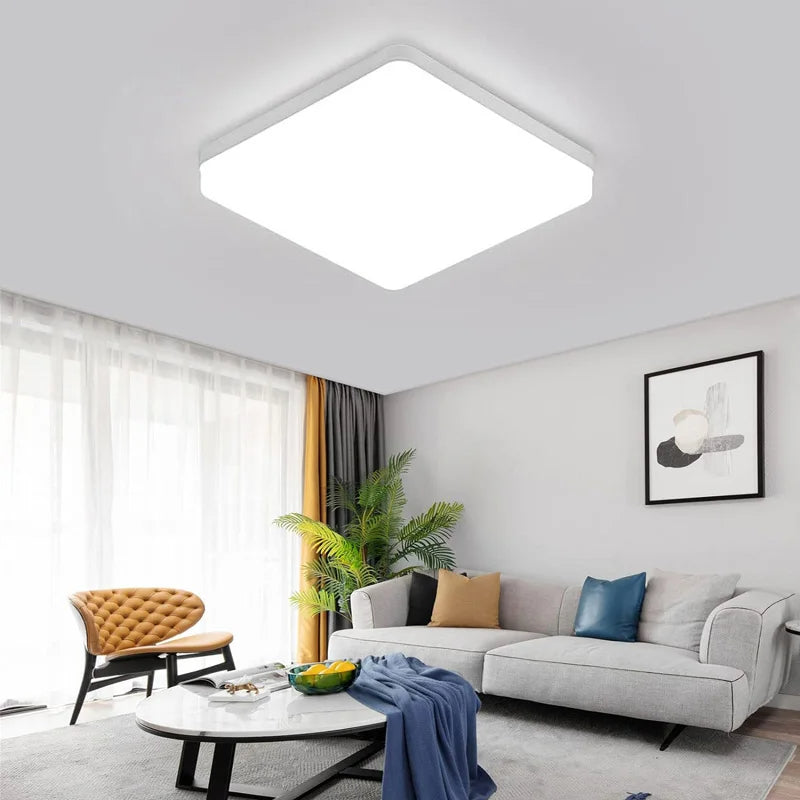 Luminária De Teto Plafon Quadrado LED Bivolt