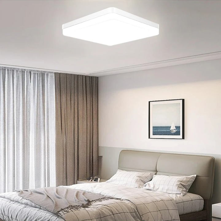 Luminária De Teto Plafon Quadrado LED Bivolt
