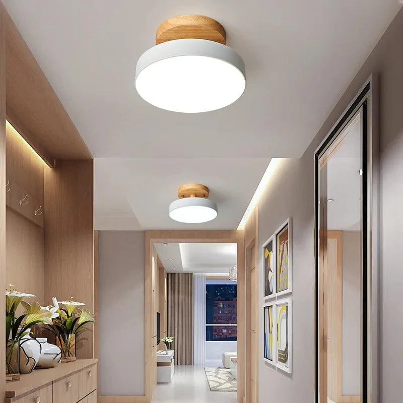Luminária de Teto Plafon Redondo Led Estilo Nórdico