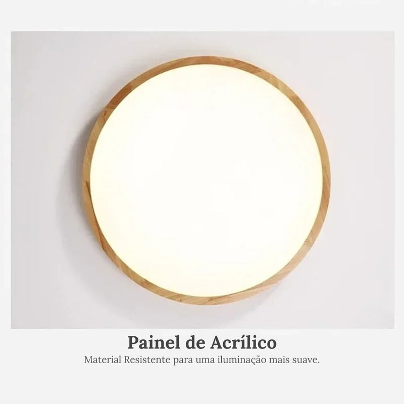 Luminária de Teto Plafon Redondo Led Moderno