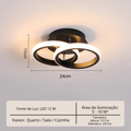 Lustre Para Sala Moderno em LED