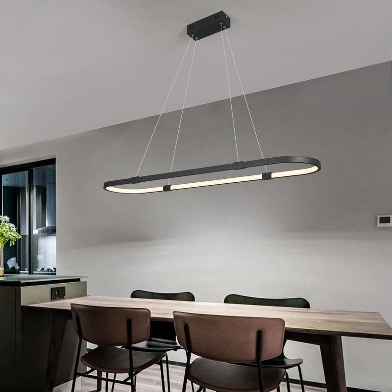 Lustre Pendente Moderno Vallbona com Controle Remoto