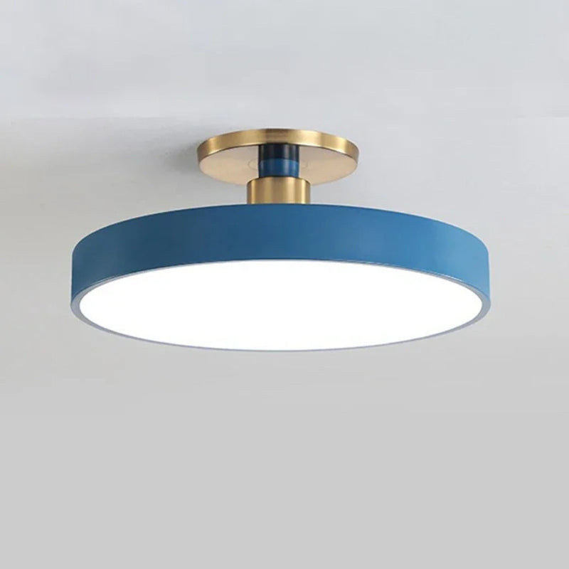 Plafon De Led Redondo Sobrepor Modelo Nódico