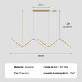 Lustre Pendente Moderno - Minimalista Premium