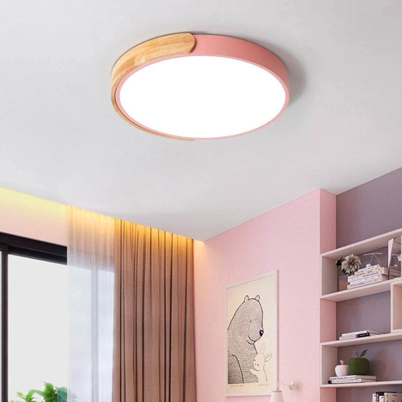 Plafon Led Sobrepor Luminária de Teto Moderna