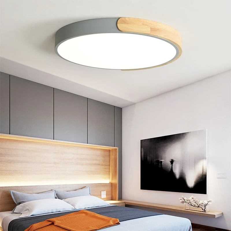 Plafon Led Sobrepor Luminária de Teto Moderna