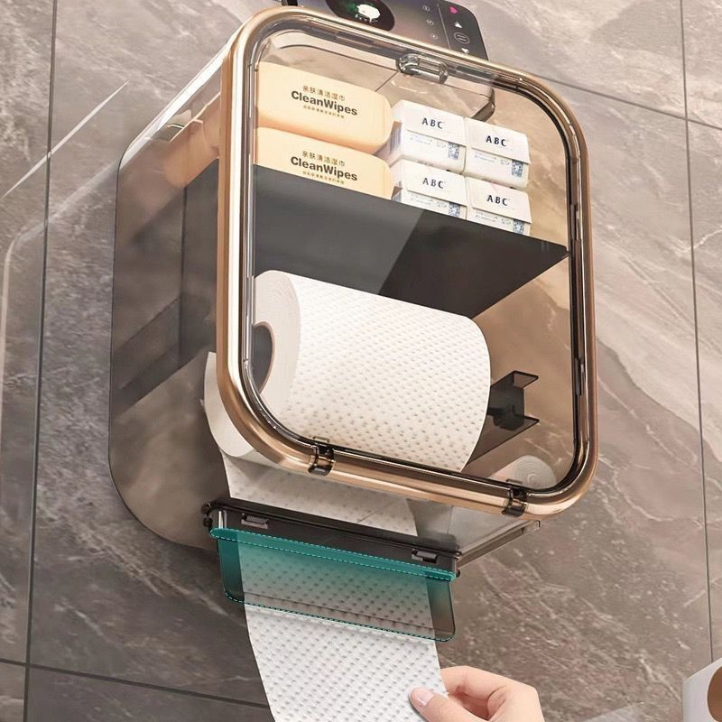 Porta Papel Higiênico De Parede Moderno