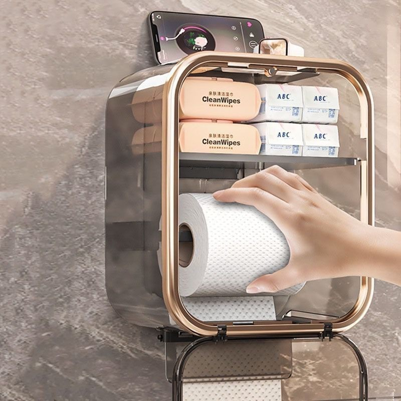 Porta Papel Higiênico De Parede Moderno