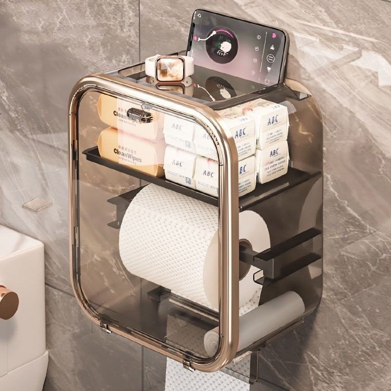 Porta Papel Higiênico De Parede Moderno