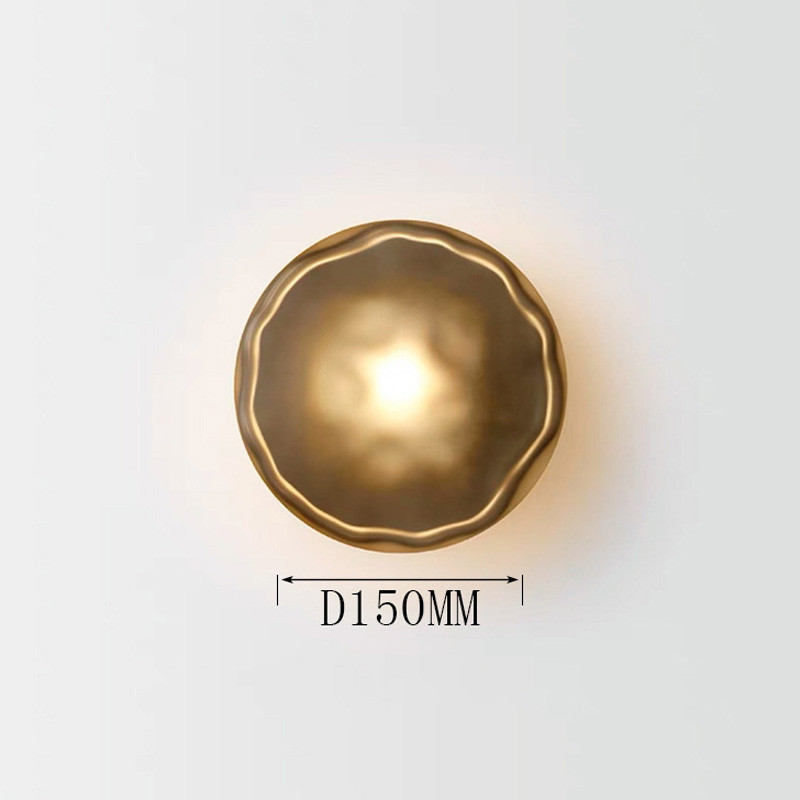 Luminária De Parede De Vidro Arandela Sala/Interna Led Minimalista