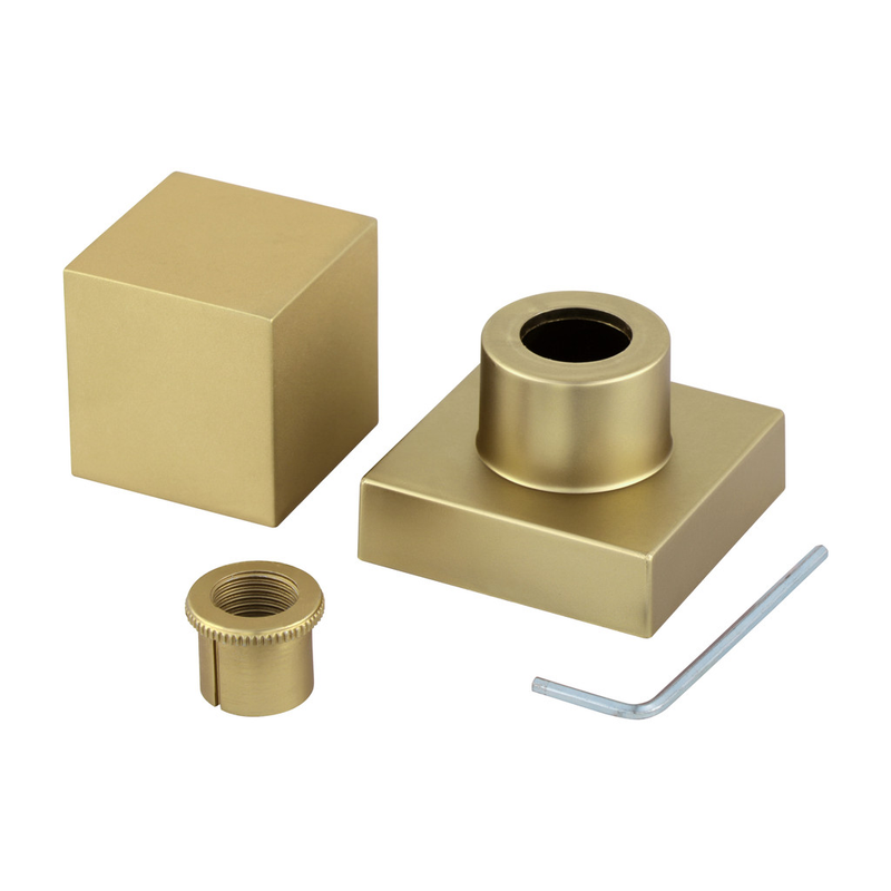 Acabamento De Banheiro Registro Dourado Fosco Metal Padrão Deca