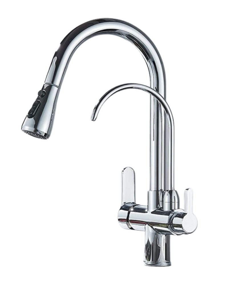 Torneira Para Cozinha Gourmet Monocomando Dupla Função Filtro Jato Extensível