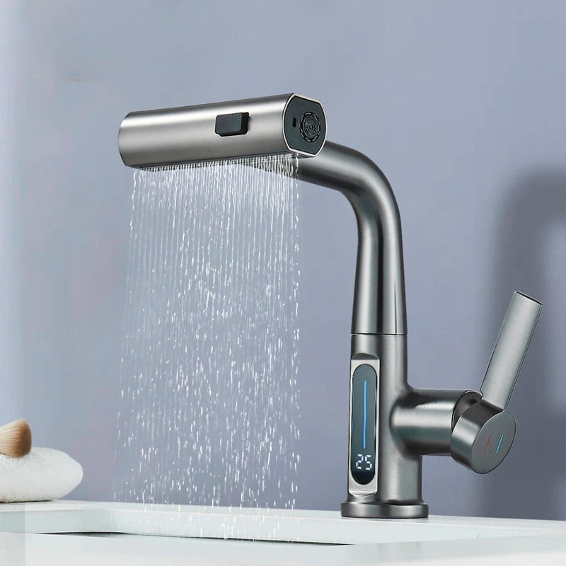 Torneira Para Banheiro Monocomando Digital Cascata